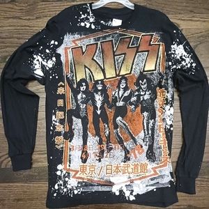KISS Graphic Long Sleeve T-Shirt (EUC)